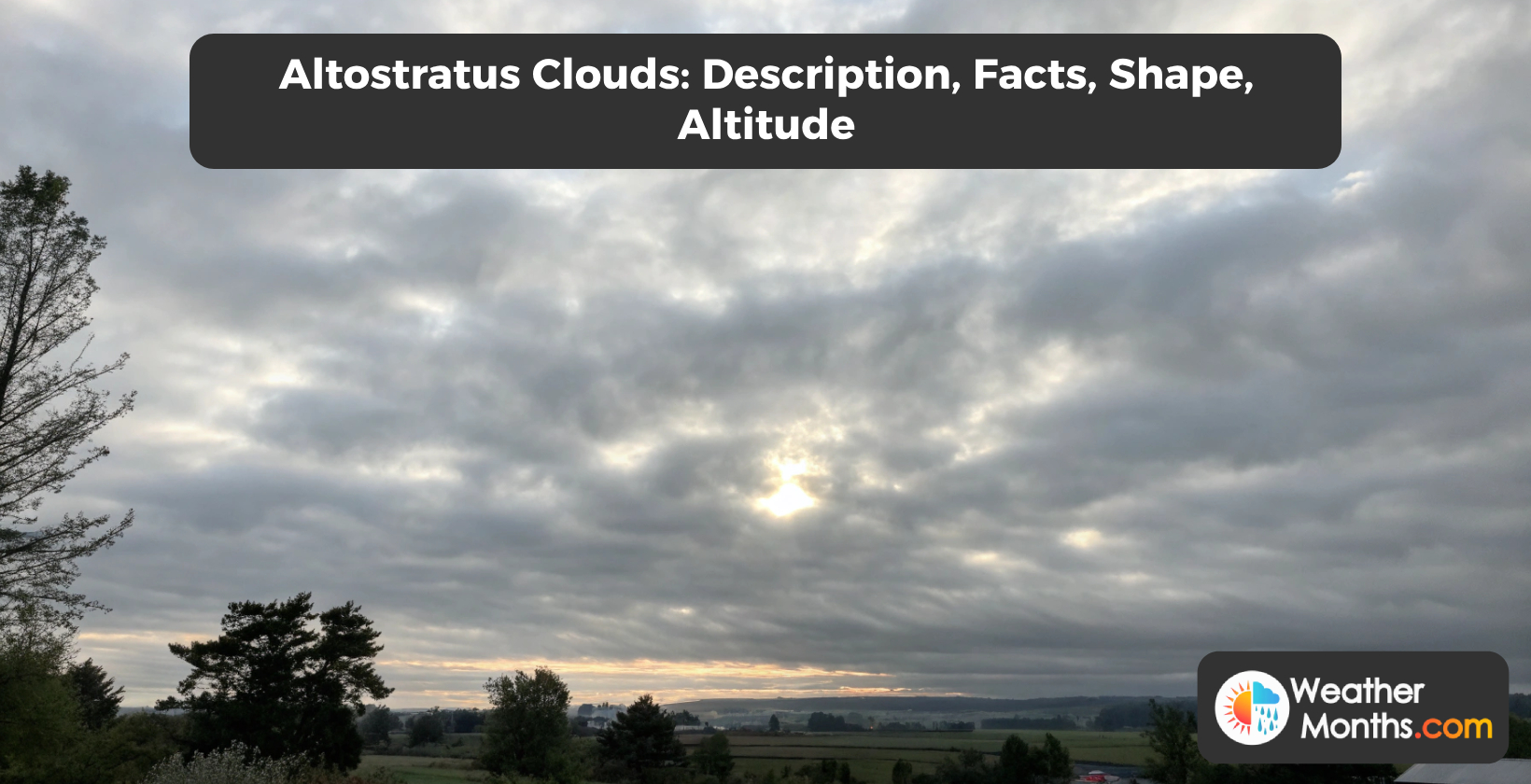 altostratus clouds